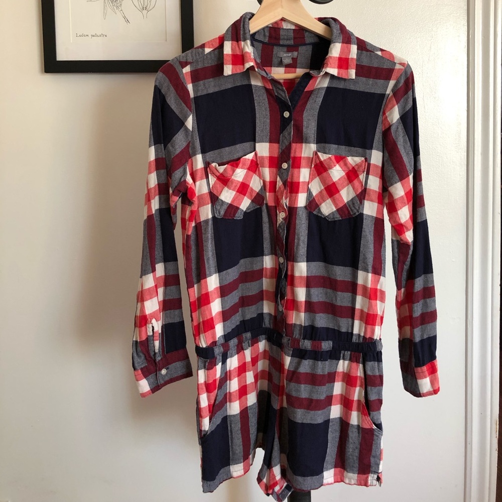 🌈Rumper style plaid - long sleeve🌈